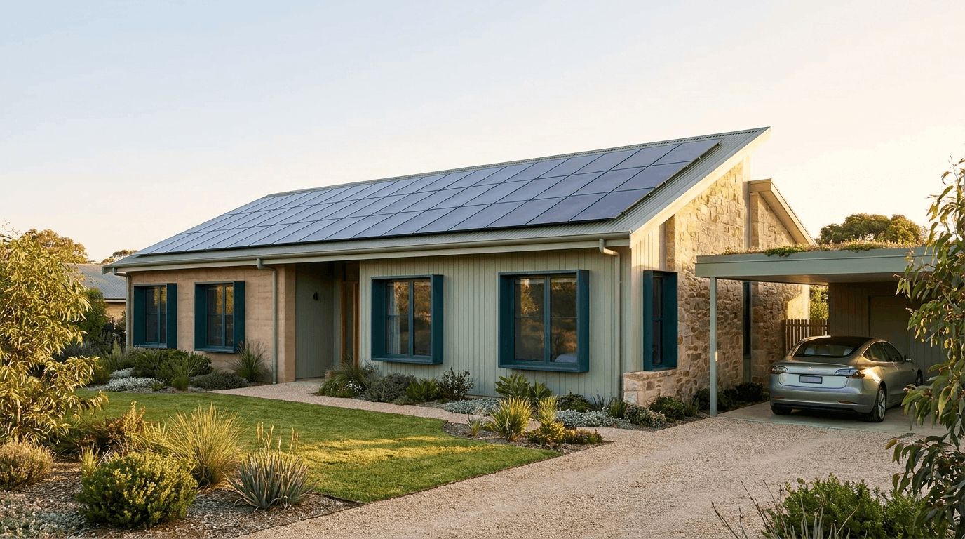 Modern solar home